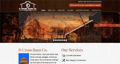 Desktop Screenshot of dcrossbarnco.com