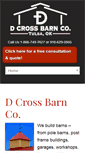 Mobile Screenshot of dcrossbarnco.com